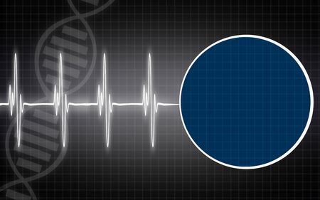 Medical background with DNA structure, 3D renderingの写真素材