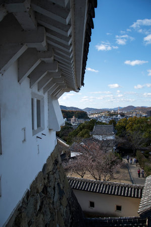 Himeji, Japan- 30 Nov, 2019: Nishinomaru of Himeji Castle, the west bailey (Nishinomaru) which served as the residence of a princessのeditorial素材