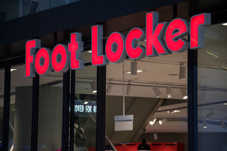 SINGAPORE, 24 Jul, 2020: Foot Locker store front located inside the Jewal Changi Airport in...