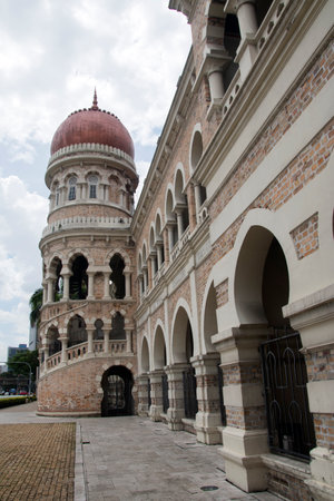 Kuala Lumpur, Malaysia - Jun 09, 2022: Sultan Abdul Samad building located in front of the Merdeka Square in Kuala Lumpur Malaysia. It is one of the most iconic buildings in Kuala Lumpurのeditorial素材