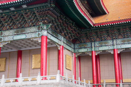 Taipei, Taiwan- 3 Dec, 2022: National Concert Hall located facade in Taipei. The national concert hall hosts a stream of events by local and international artists each yearのeditorial素材
