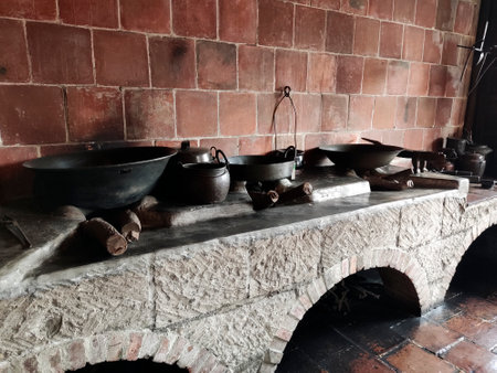 Manila, Philippines- 13 Oct 2023: Interior view of Casa Manila in Intramuros, Manila. It depicting colonial lifestyle during Spanish colonization of the Philippinesのeditorial素材