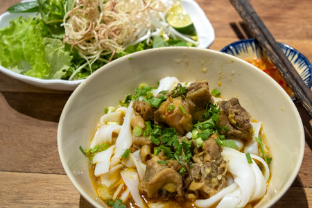 Mi Guang- Vietnamese noodle dish that originated from Quang Nam Province in central Vietnam.