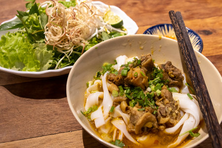 Mi Guang- Vietnamese noodle dish that originated from Quang Nam Province in central Vietnam.