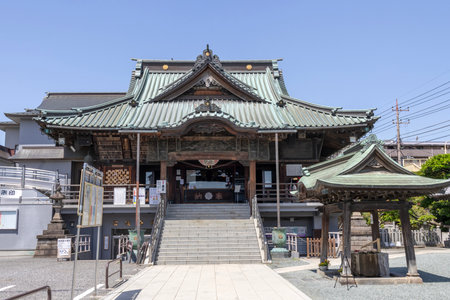 Kawagoe, Japan- 17 May, 2024: Naritasan Kawagoe Betsuin Hongyoin in Kawagoe, Japan. It is a temple founded at the end of the Edo period in 1853のeditorial素材