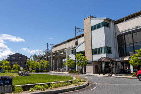 Miyoshi, Japan- 8 May, 2024: Kurozasa station in Nagoya, Japan. Kurozasa Station is a train station in the city of Miyoshi, Aichiのeditorial素材