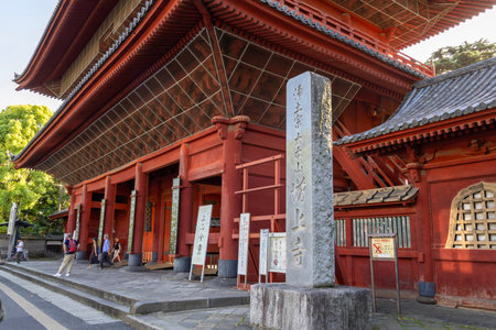 Tokyo, Japan- 11 May, 2024: Sangedatsu-mon Gate of Zojoji Temple in Tokyo. During the Edo period, this temple served as a family temple for the Tokugawa family,のeditorial素材