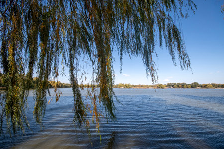 Beautiful autumn view of Yuanmingyuan Park in Beijing, China. It was allegedly the most wonderous...