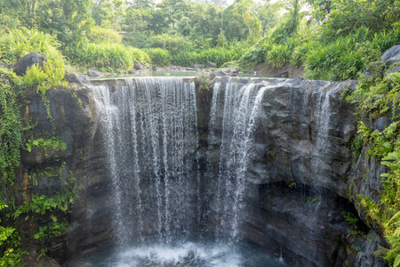 Man made waterfall in Singapore