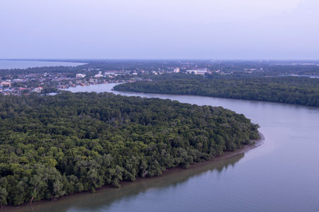 Kuantan river runs from Sungai Lembing through Kuantan City before flowing out to South China