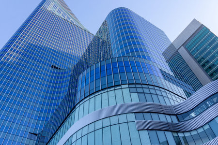 Tokyo, Japan-28 Dec 2025: Nihonbashi 1-Chme Central District or Waldorf Astoria Tokyo in Tokyo, Japan. It is a massive mixed-use complex featuring offices, retail, a luxury hotel and residencesのeditorial素材