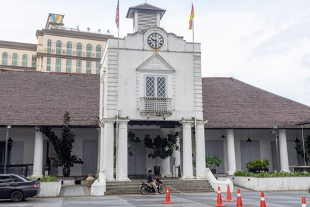 Kuching, Malaysia - 28 Jan 2026: The Kuching Old Courthouse in Kuching, Malaysia. It is a...