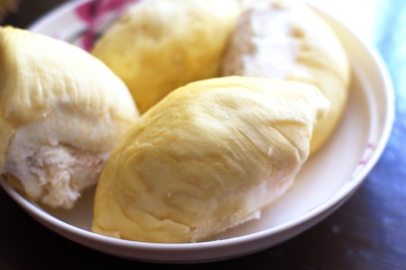 Durian is regarded as the king of fruits, and shows its high nutritional value.の写真素材