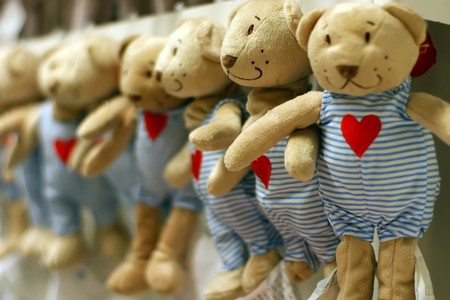 Toy doll can not only decorative indoor, still can bring warm and safeの写真素材