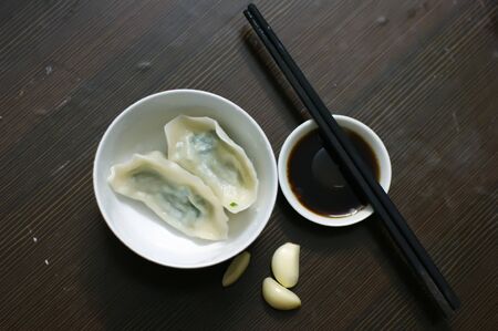 Dumpling is unique, the delicious Chinese food festival is will eatの写真素材