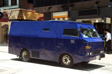 Money security transporter in hong kongのeditorial素材