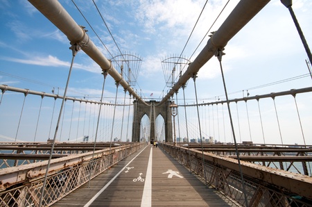 Brooklyn bridge in New York City