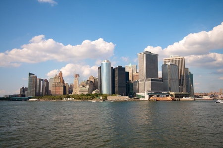 Manhattan Skyline in New York Cityのeditorial素材