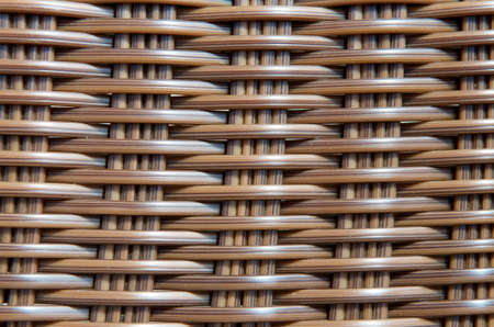 A close up of basket textureの写真素材