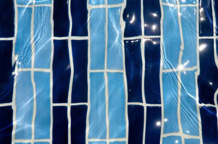 Swimming pool water tiles
