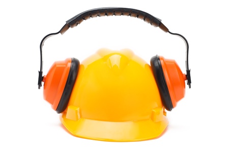 Various construction tools on white backgroundの写真素材