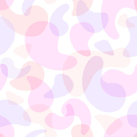 Seamless Colorful Abstract Pattern. Design element for Packaging, Website Background, Print, Cover. Vector illustration in Simple Flat Style.のイラスト素材