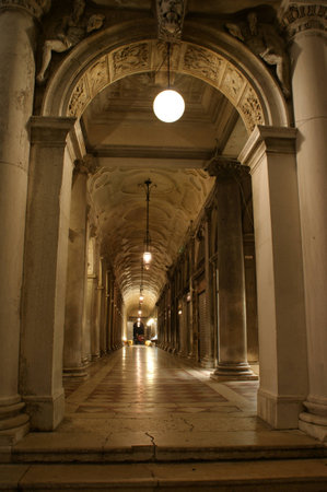 Venice at nightの写真素材