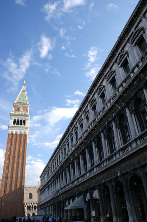 Piazza San Marco Venezia - Belltowerのeditorial素材