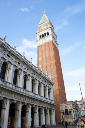 Piazza San Marco Venezia - Belltowerのeditorial素材