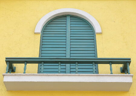 a window with a windowsillの写真素材