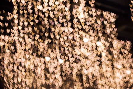 Bokeh Lights with heart shape