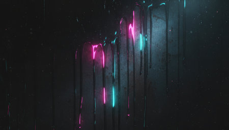 Futuristic abstract background with glowing neon lines. 3d renderingの素材