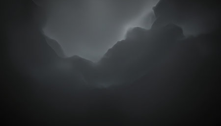 Dark clouds in the sky. 3d rendering. Computer digital drawing.の素材