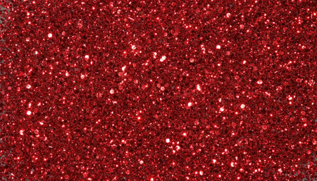 Red glitter texture christmas abstract background. Red shiny glitter texture.の素材