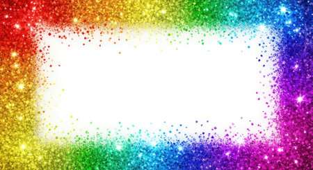 abstract rainbow background with copy space for your text or image.の素材