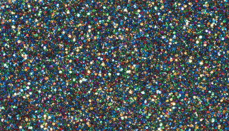 Abstract background of multicolored sequins. Can be used as a backgroundの素材