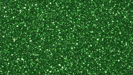 green glitter texture christmas abstract background, shiny sequins tinsel.の素材
