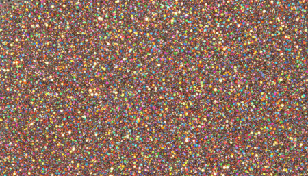 abstract background of multicolored shiny sequins close-upの素材
