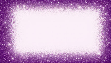 Purple Christmas Background with Snowflakes. Vector Illustration.の素材