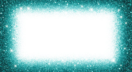 Blue Christmas background with snowflakes and white space for text.の素材