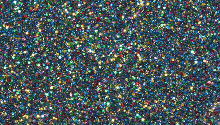 multicolored glitter texture christmas abstract background, close up.の素材