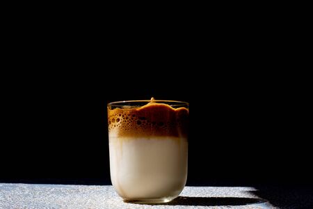 Dalgona coffee - Korean trendy instant coffee 2020の写真素材