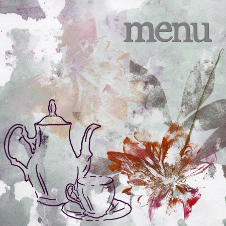 Restaurant menu designの写真素材
