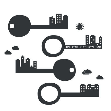 key of new flatのイラスト素材