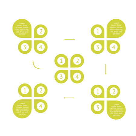 green template for available informationのイラスト素材