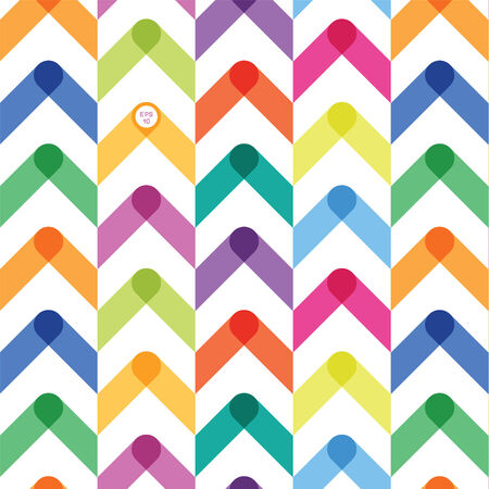 seamless pattern from color arrowsのイラスト素材