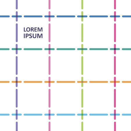 seamless pattern color lines cageのイラスト素材