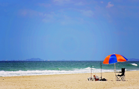 a day at the beachの写真素材