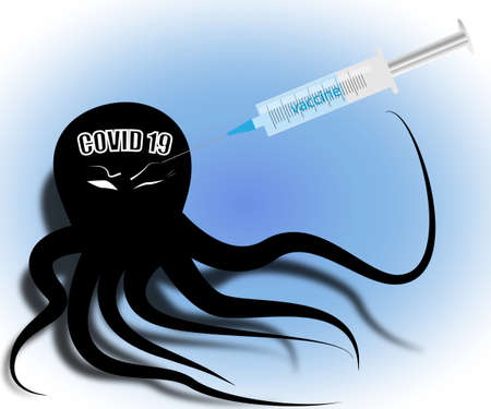 coronavirus vaccineの写真素材