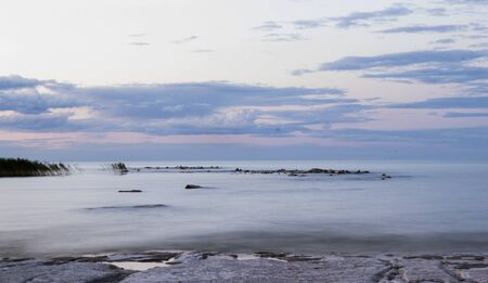Balkhash lake, central Kazakhstanの写真素材